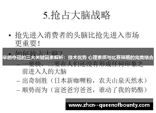 辛纳夺冠的三大关键因素解析：技术优势 心理素质与比赛策略的完美结合
